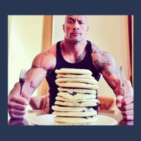 Dwayne The Rock Johnson Eating Blueberry Pancakes2 Men Denim Jacket | Artistshot