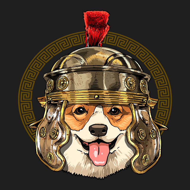 Corgi In Roman Helmet Centurion Legionnaire Dog Lover 250.png Classic T-shirt by SCOTTALLENZ | Artistshot