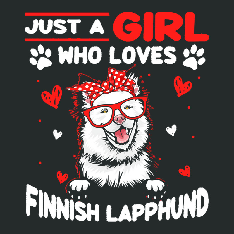 Just A Girl Who Loves Dogs T  Shirt Vintage Just A Girl Who Love Finni Women's Triblend Scoop T-shirt by umueller742 | Artistshot