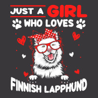 Just A Girl Who Loves Dogs T  Shirt Vintage Just A Girl Who Love Finni Ladies Curvy T-shirt | Artistshot