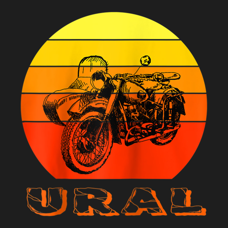 Retro Motorcycle Ural T Shirt   Vintage Sidecar Motorbike Raglan Baseb Classic T-shirt by tarnilot | Artistshot