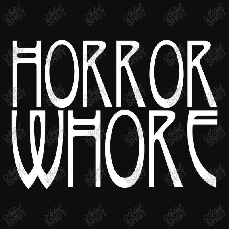 Limited Edition Horror Whore White Crop Top by Rios Arevalo | Artistshot