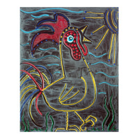 Rooster Sticker | Artistshot