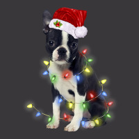 Boston Terrier Dog Lights Christmas Matching Family T Shirt Ladies Curvy T-shirt | Artistshot