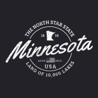 Trending Minnesota North Star State Souvenir 10000 Lakes Unisex Sherpa-lined Denim Jacket | Artistshot