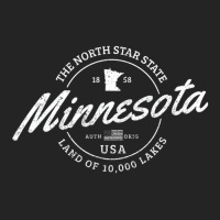 Trending Minnesota North Star State Souvenir 10000 Lakes 3/4 Sleeve Shirt | Artistshot