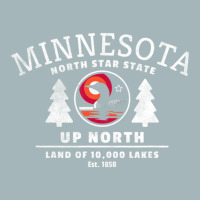 Limited Edition Minnesota North Star State Up North With Loon Unisex Sherpa-lined Denim Jacket | Artistshot