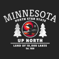 Limited Edition Minnesota North Star State Up North With Loon 3/4 Sleeve Shirt | Artistshot