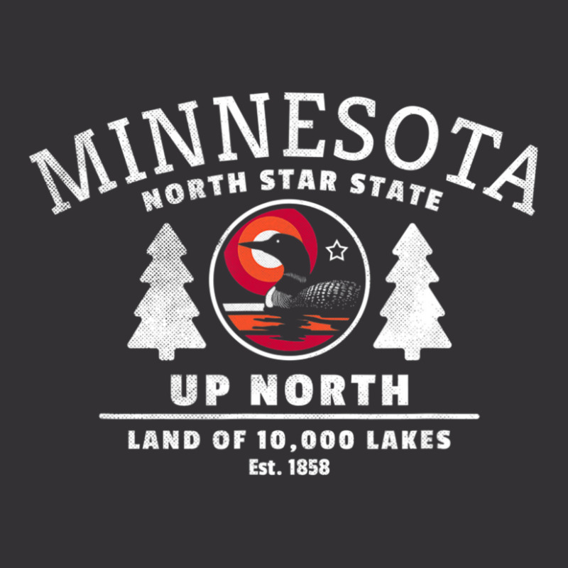 Limited Edition Minnesota North Star State Up North With Loon Vintage Short | Artistshot