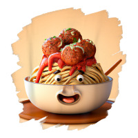 Cute Funny Meatballs In Bowl Of Pasta Spaghetti Meatballs T Shirt Youth Tee | Artistshot