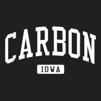 Carbon Iowa Ia Vintage Athletic Sports Design T Shirt T-shirt | Artistshot