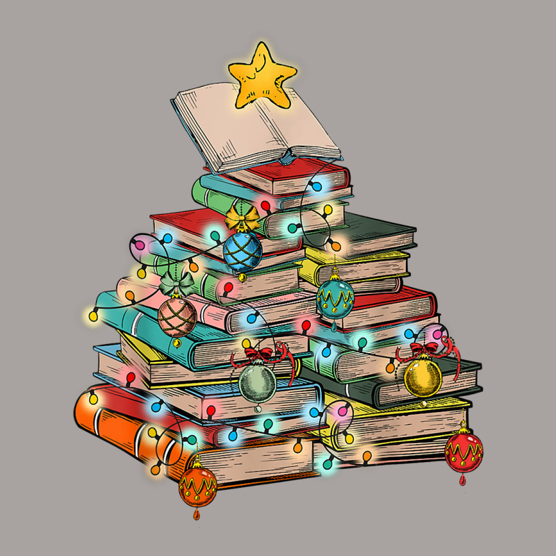 Christmas Library Tree Lights For Librarian And Book Lover T Shirt Racerback Tank by katheleenweb0 | Artistshot