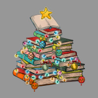 Christmas Library Tree Lights For Librarian And Book Lover T Shirt Women's V-neck T-shirt | Artistshot