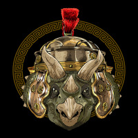 Triceratops In Roman Helmet Centurion Legionnaire Dino Lover 25.png Adjustable Cap | Artistshot