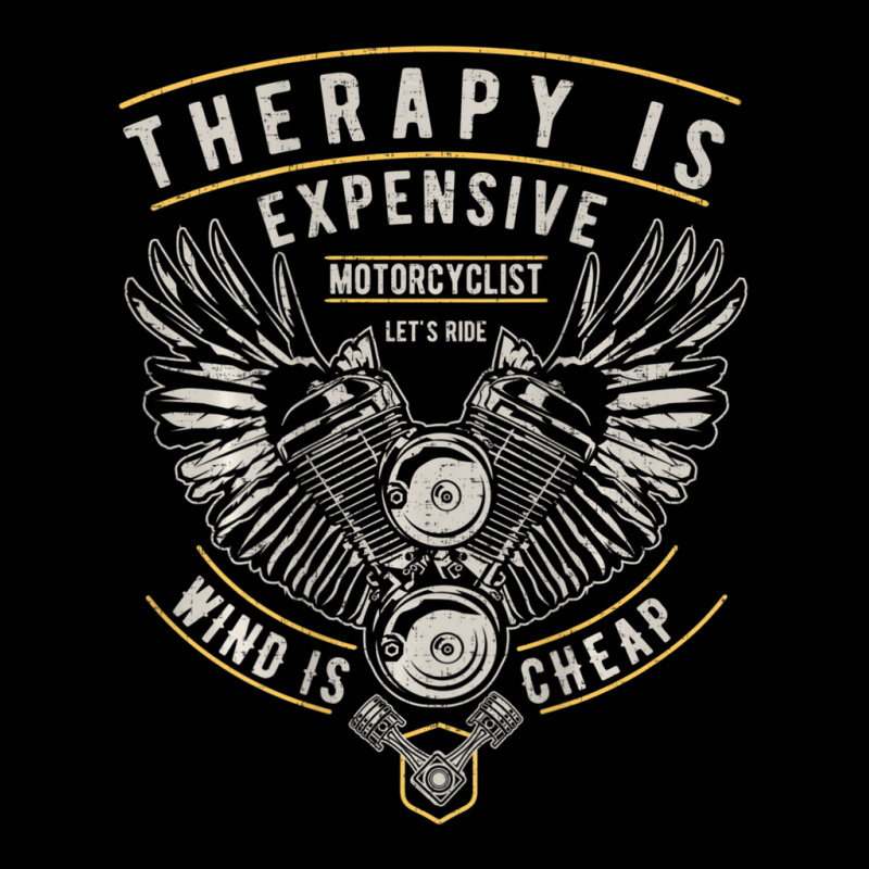 Hot Trend Therapy Is Expensive Wind Is Cheap Motorcycle Biker Vintage Unisex Jogger by Pannell Quintero | Artistshot