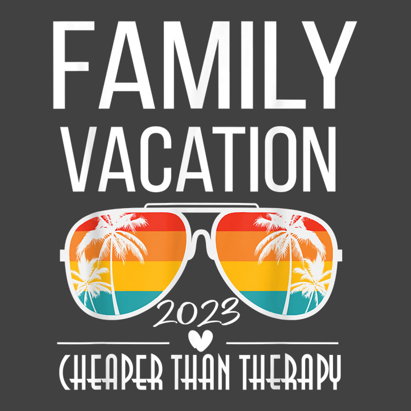 Family Vacation Better Than Therapy 2023 Group Sunglasses T Shirt Vintage T-Shirt by nilda1pr4klauer | Artistshot