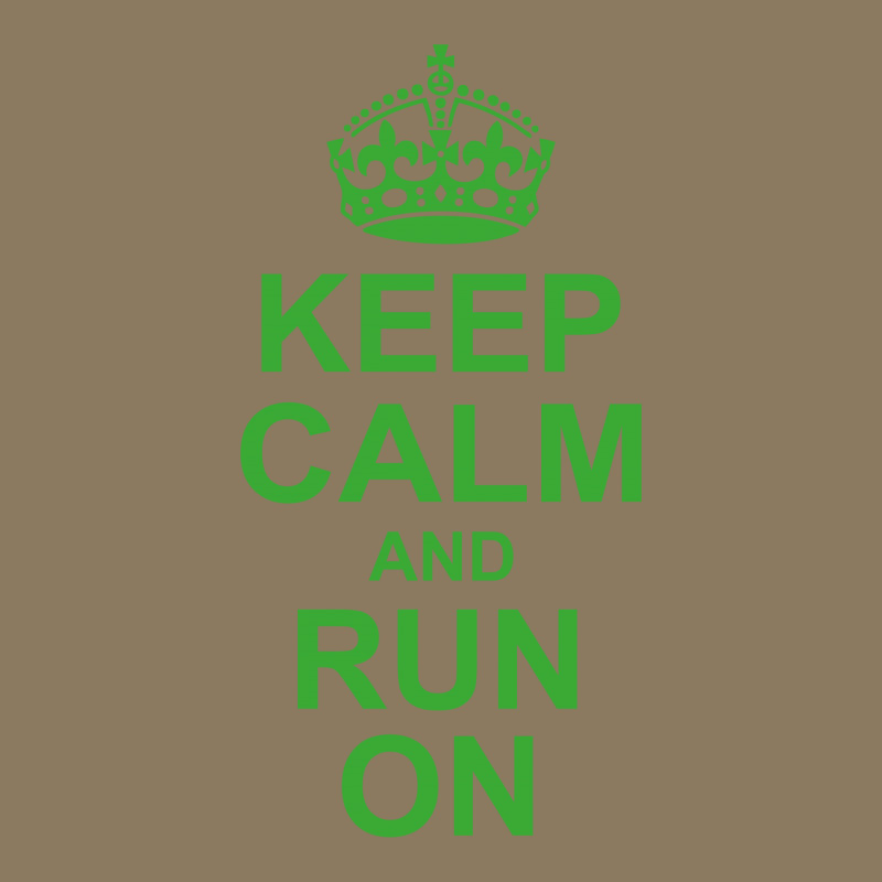 Keep Calm And Run On Green Baby Beanies | Artistshot