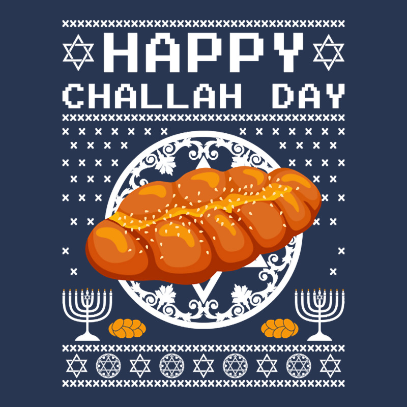 Trending Funny Happy Challah Days Jewish Holiday Hanukkah Channukah Men Denim Jacket | Artistshot