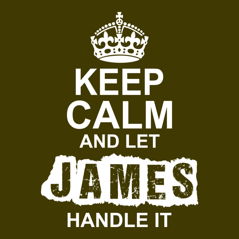 Keep Calm And Let James Handle It Baby Beanies by tshiart | Artistshot