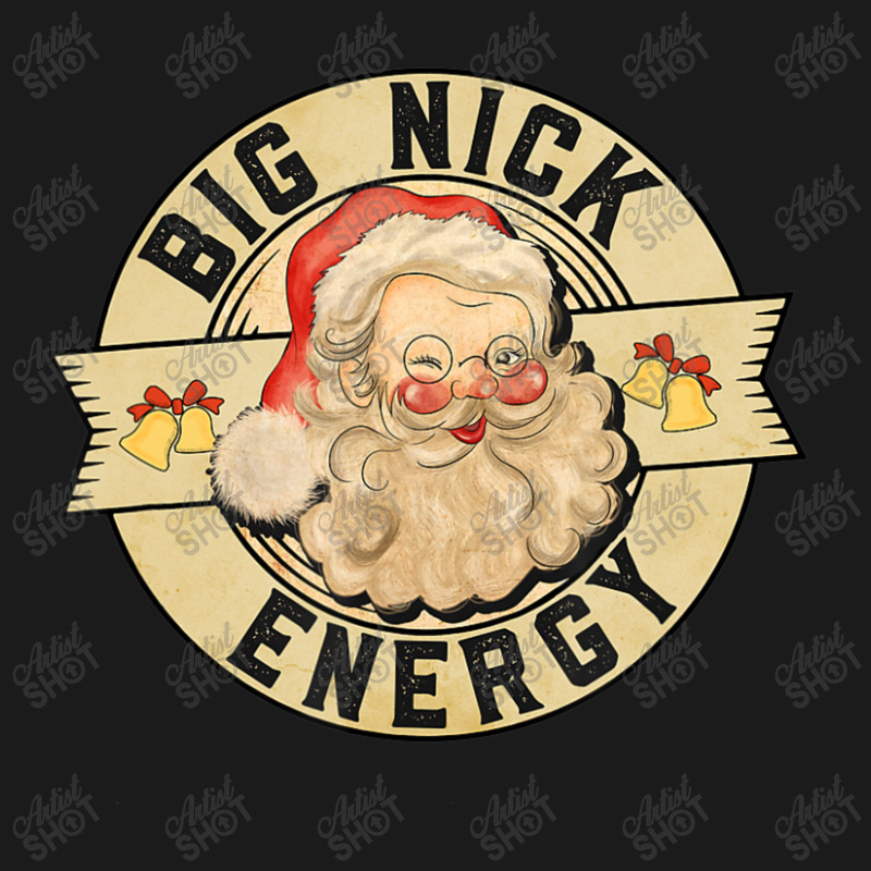 Big Nick Energy Vintage Santa Claus Wink Christmas Full-length Apron | Artistshot