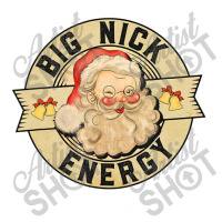 Big Nick Energy Vintage Santa Claus Wink Christmas Sticker | Artistshot