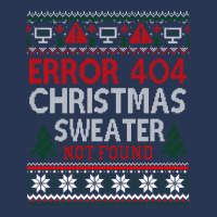 Limited Edition Ugly Sweater Not Found Error 404 Computer Christmas Ladies Denim Jacket | Artistshot