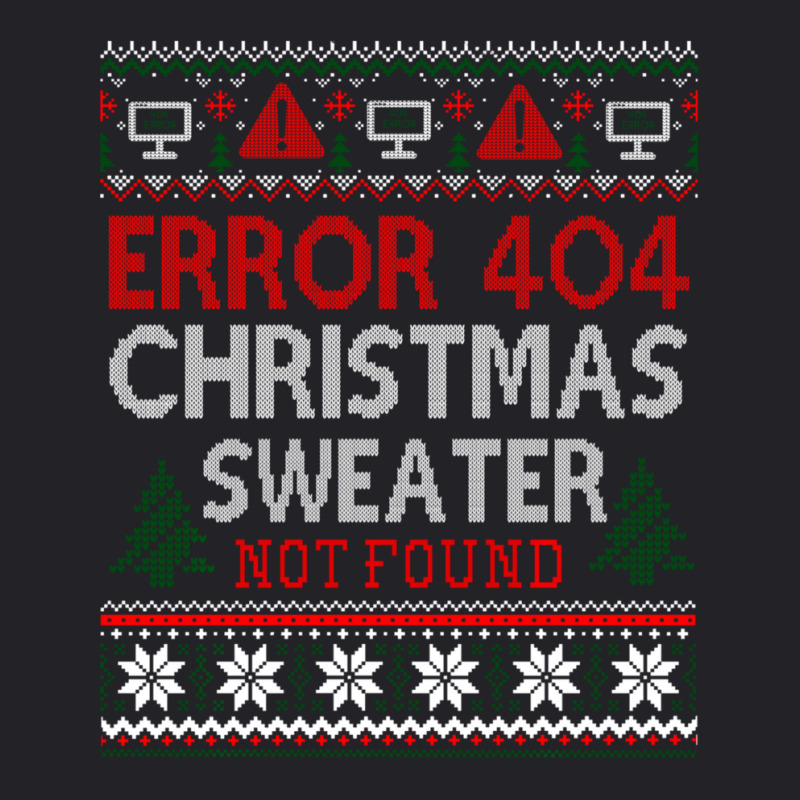 Limited Edition Ugly Sweater Not Found Error 404 Computer Christmas Youth Tee by Pannell Quintero | Artistshot