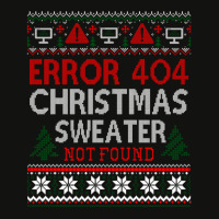 Limited Edition Ugly Sweater Not Found Error 404 Computer Christmas Scorecard Crop Tee | Artistshot