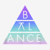 Find Balance Prisma Triangle Futuristic Font T Shirt Adjustable Cap | Artistshot