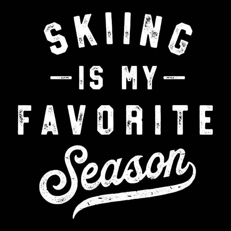 Trending Skiing Is My Favorite Season Vintage Zipper Hoodie by Ledford Leslie | Artistshot