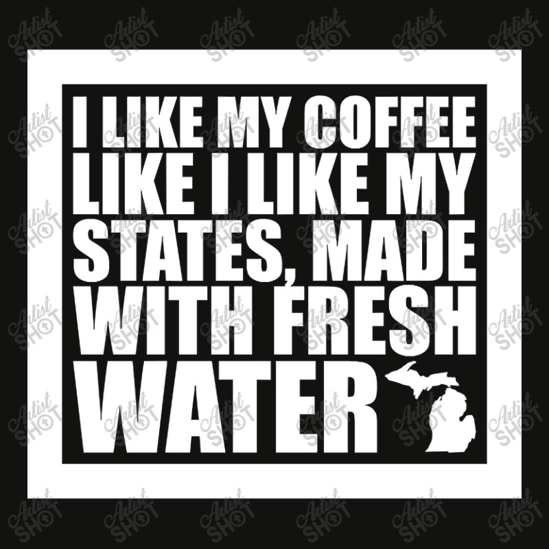 Trending Michigan - I Like My Coffee Like I Like My States, Made With Scorecard Crop Tee by laurynvanhoose | Artistshot