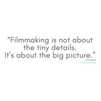 Filmmaking Is Not About The Tiny Details. Its About The Big Picture. V-neck Tee | Artistshot