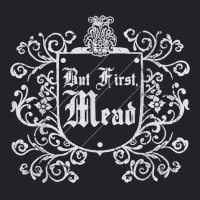 Funny But First Mead Renaissance Faire Ren Festival T Shirt Unisex Sherpa-lined Denim Jacket | Artistshot