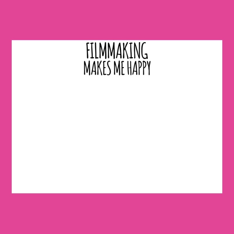 Filmmaking Makes Me Happy Gift Chiffon Yellow 80s T-shirt | Artistshot