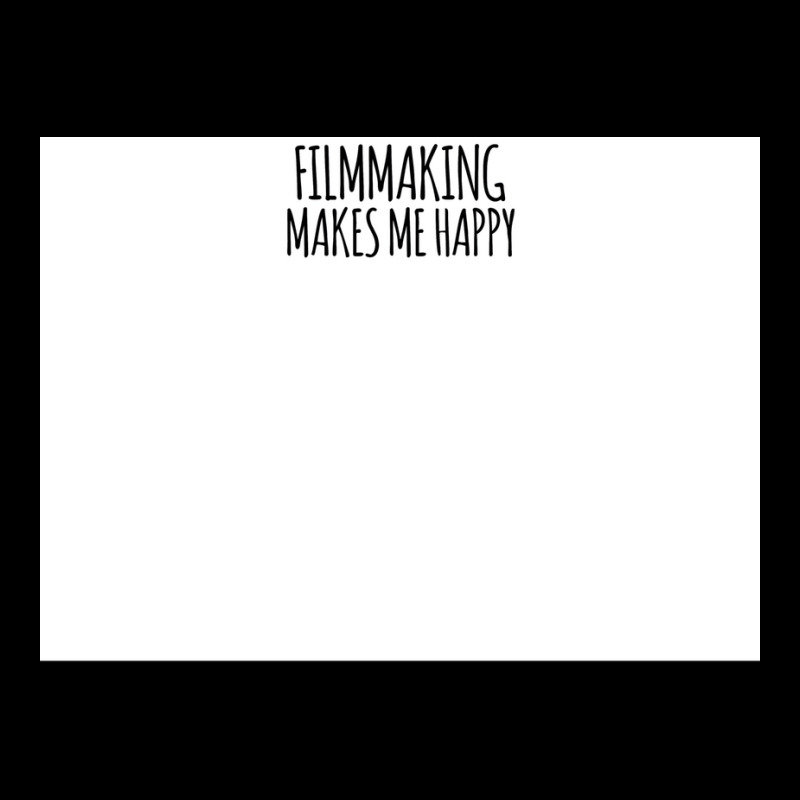 Filmmaking Makes Me Happy Gift Chiffon Yellow 80s Zipper Hoodie | Artistshot