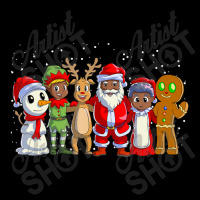 Black Family Christmas Afro African American Santa Xmas Pocket T-shirt | Artistshot