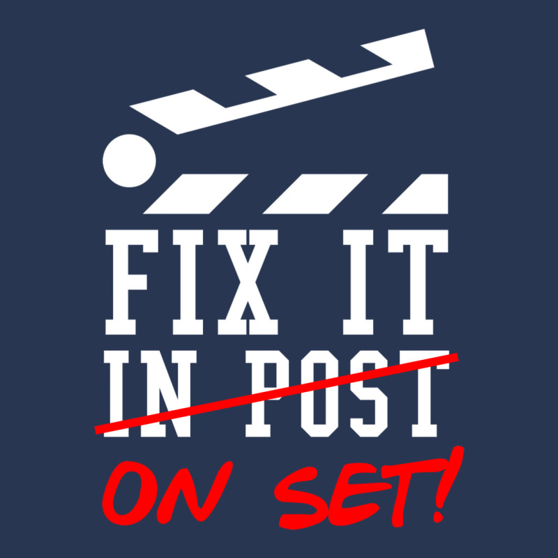 Fix It On Set Not In Post  Film Crew Tv Director  Classic  Girl E Men Denim Jacket | Artistshot