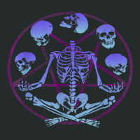 Skeleton Juggling Skulls Pastel Goth Pentagram Occult Pagan 101.png Women's Triblend Scoop T-shirt | Artistshot