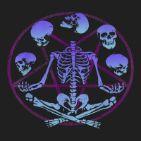 Skeleton Juggling Skulls Pastel Goth Pentagram Occult Pagan 101.png Ladies Polo Shirt | Artistshot