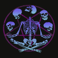 Skeleton Juggling Skulls Pastel Goth Pentagram Occult Pagan 101.png Scorecard Crop Tee | Artistshot