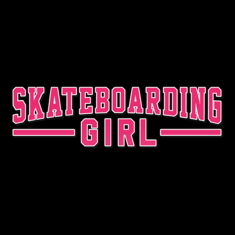 Skateboarding Girl Perfect Present For Mot Dad Friend Him Or Hippie Fu V-neck Tee | Artistshot