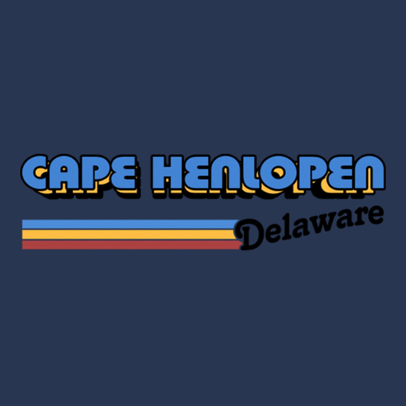 Cape Henlopen Delaware Retro Style Design Men Denim Jacket | Artistshot