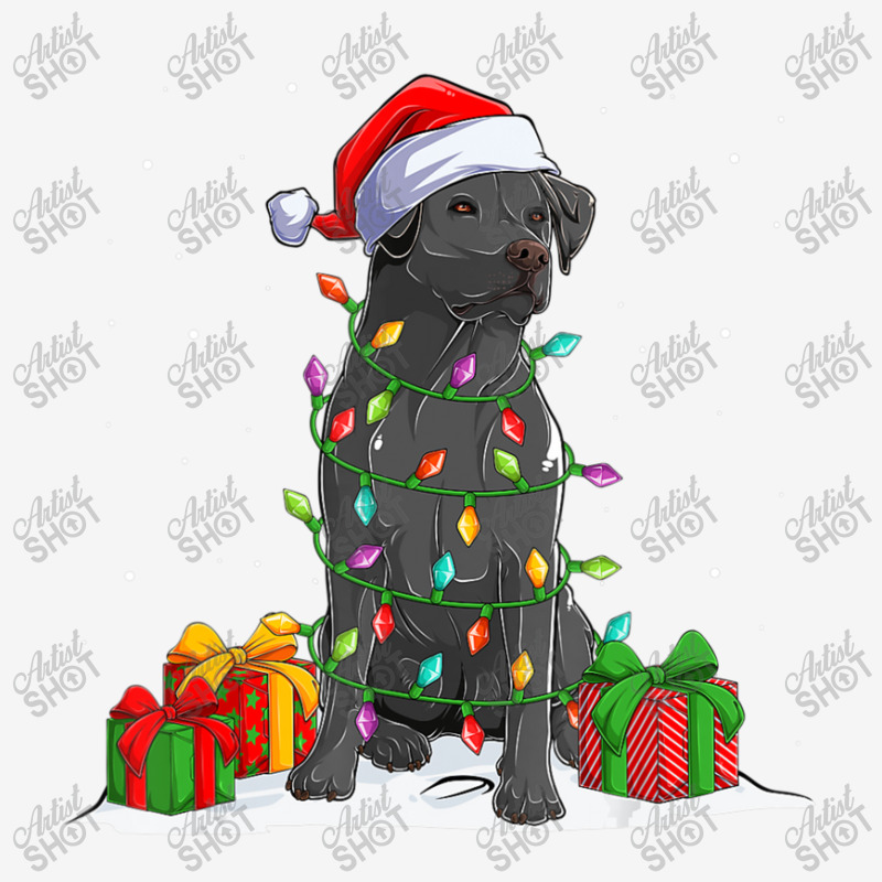 Black Lab Labrador Christmas Lights Pajama Dog Lover Xmas Camper Cup | Artistshot