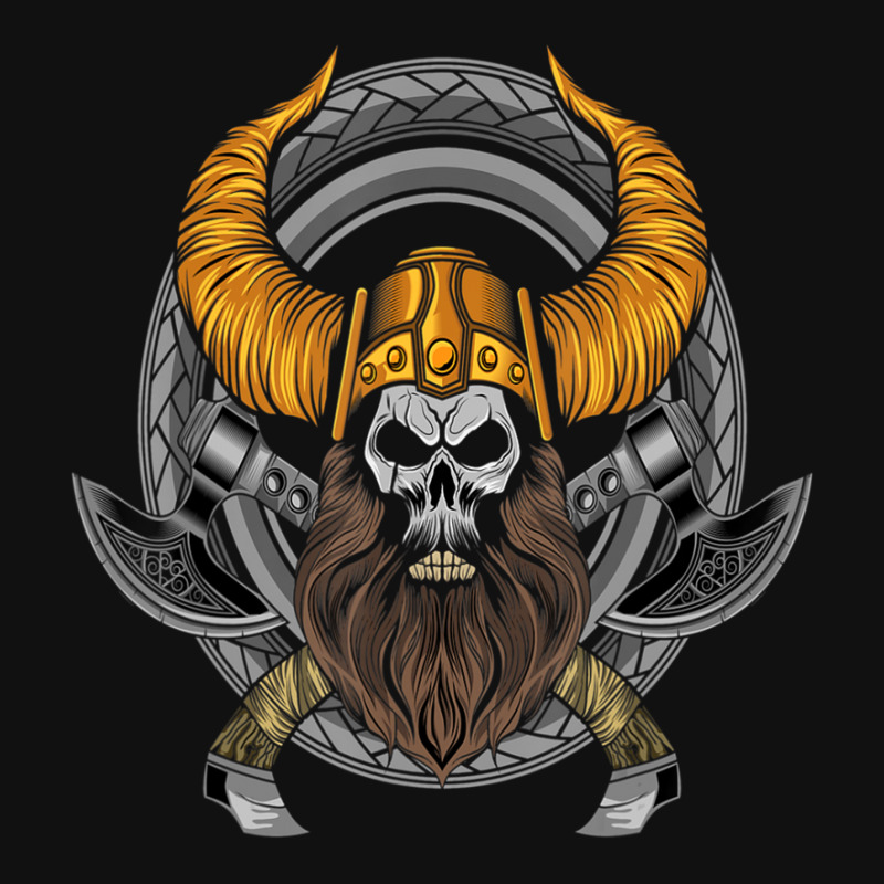 Hot Trend Norse Viking Style Skull Beard For Vikings Lover Rear Car Mat | Artistshot