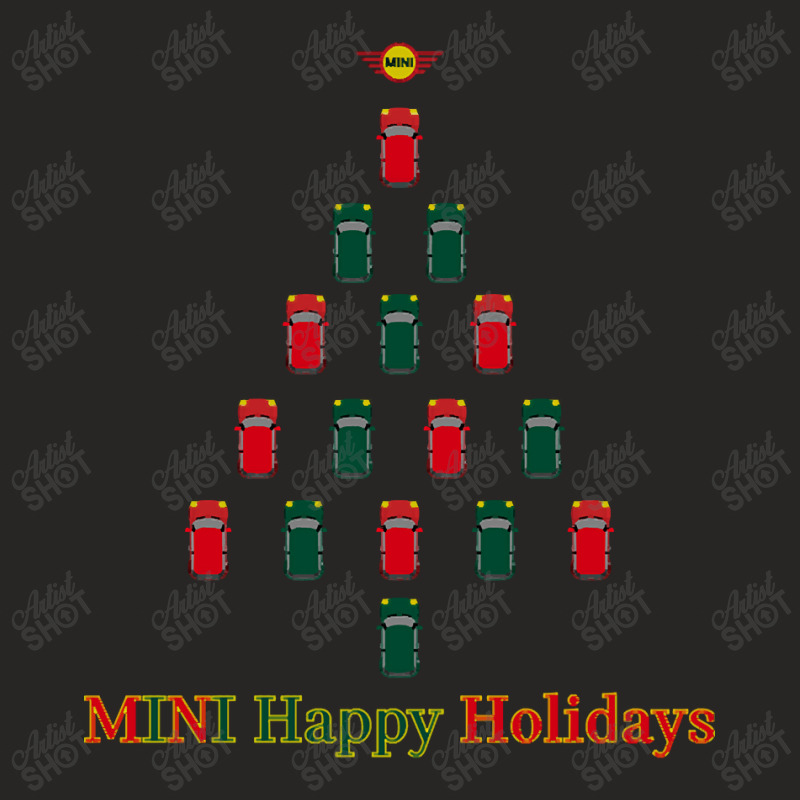 Hot Trend Mini Happy Holidays Tree Ladies Fitted T-shirt | Artistshot