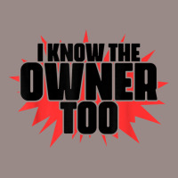 I Know The Owner Too Bartending Mixologist Bartender T Shirt Vintage T-shirt | Artistshot