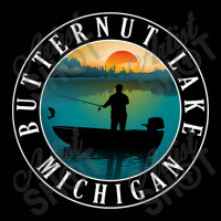 Hot Trend Butternut Lake Fishing Michigan Sunset V-neck Tee | Artistshot