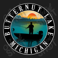 Hot Trend Butternut Lake Fishing Michigan Sunset Classic T-shirt | Artistshot