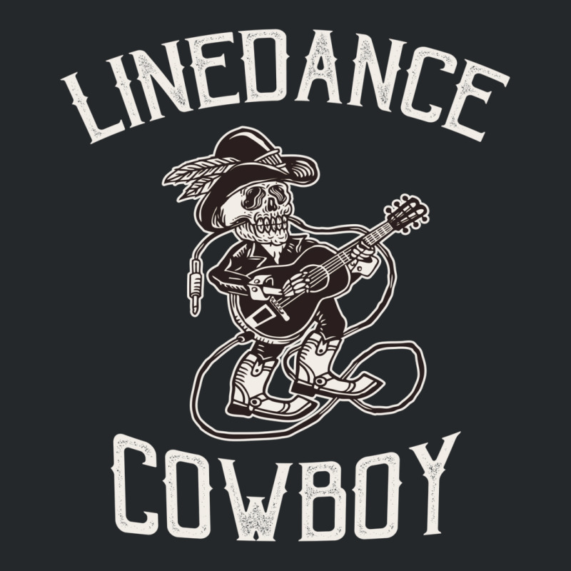 Linedance Cowboy Western Rodeo Skeleton Dancer   Cool Quote Crewneck Sweatshirt by alheklupsm | Artistshot