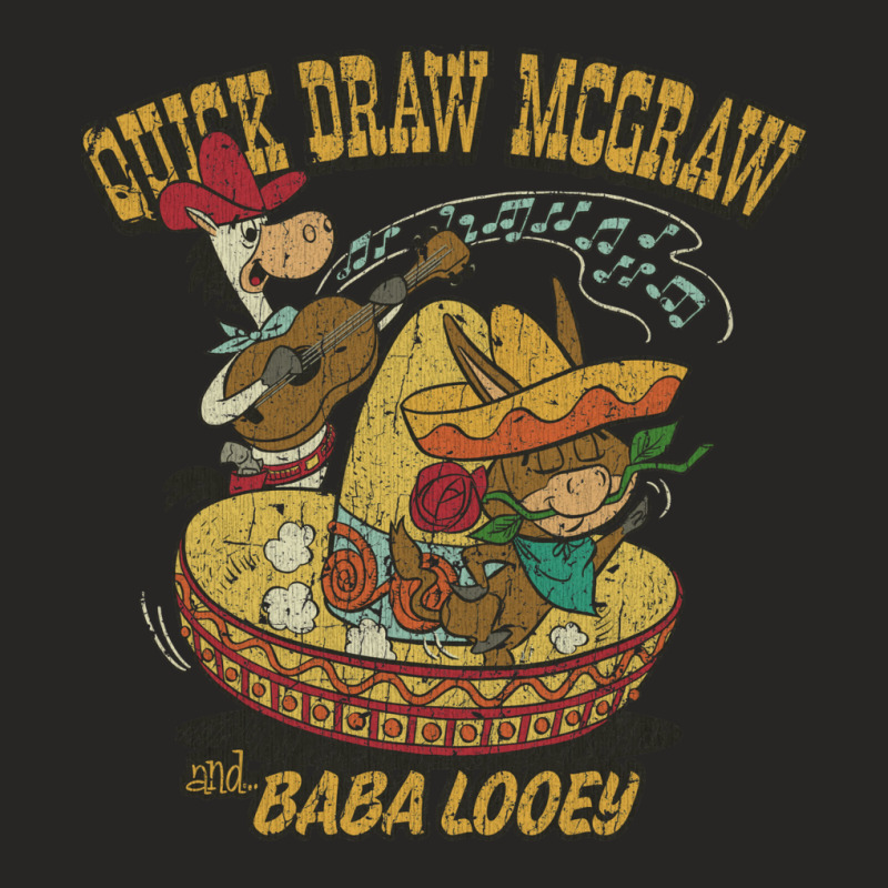 Quick Draw Mcgraw Amp Baba Looey   Travel 80s Ladies Fitted T-Shirt by pombetakemif | Artistshot